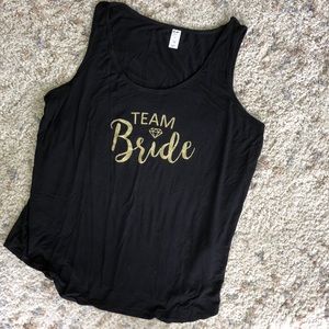 Team Bride Tank Size XL
